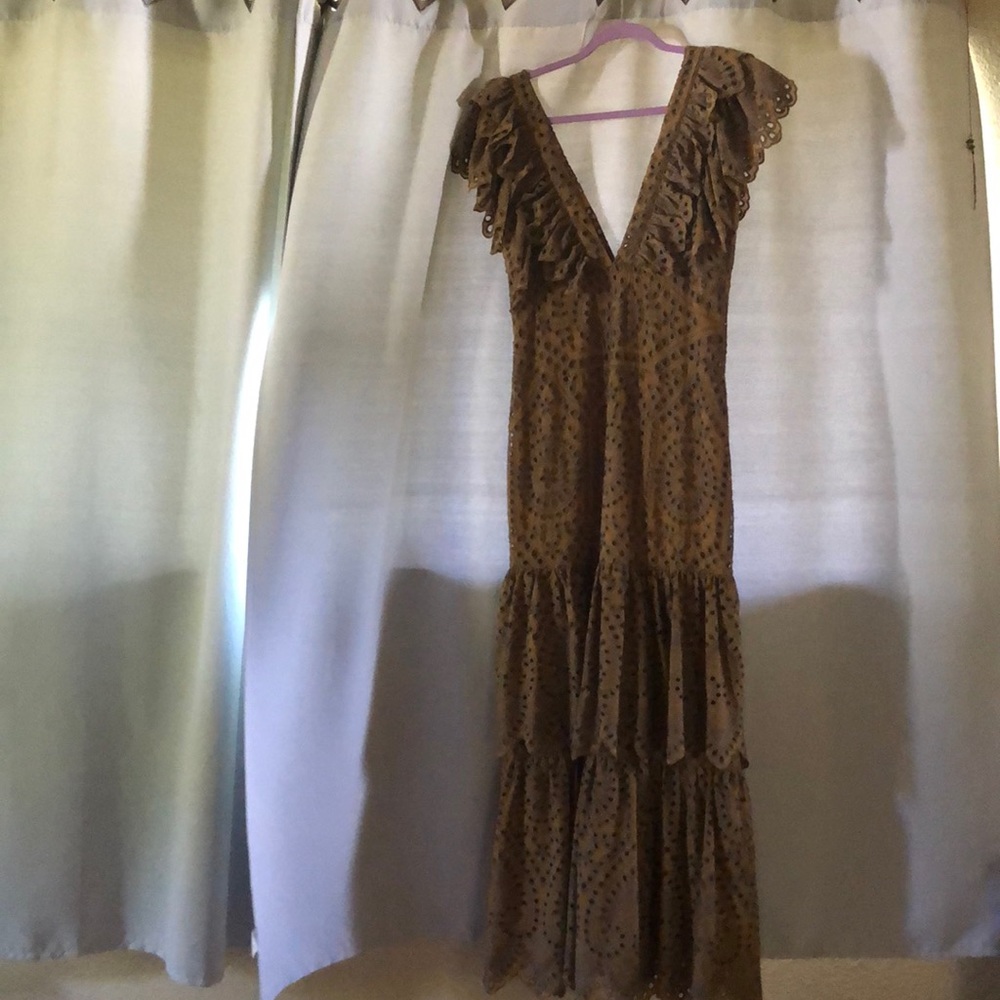 Jens pirate booty mustard eyelit gown